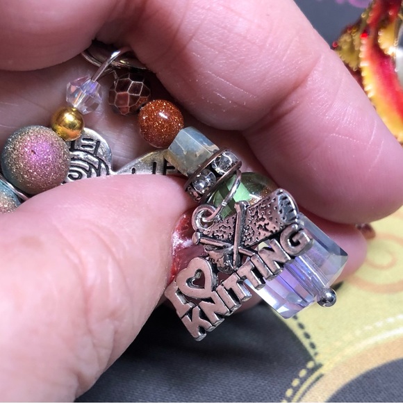 Keychain purse bling for knitters/crafters - Picture 3 of 6